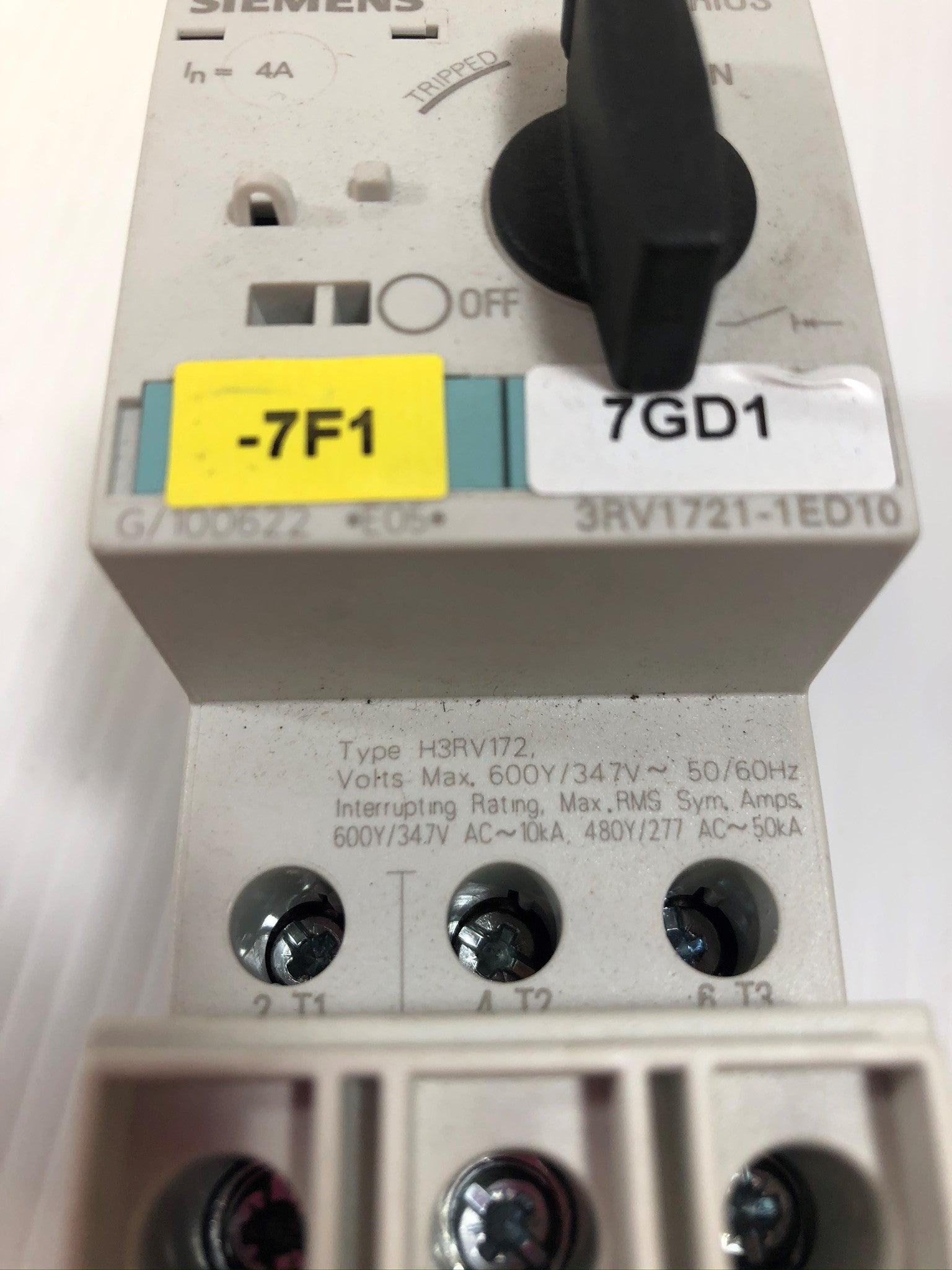 Siemens Sirius 3RV1721-1ED10 Circuit Breaker
