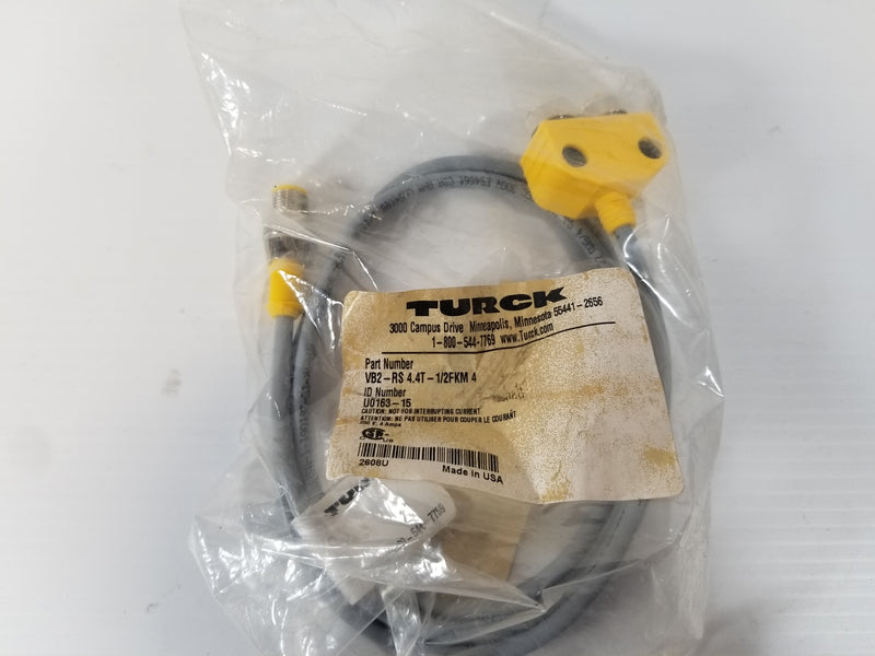 Turck VB2-RS 4.4T-1/2FKM 4 Sensor Cable