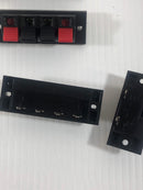 Speaker Terminal Lot of 12 Seven 4-Connector and Five 2-Connector