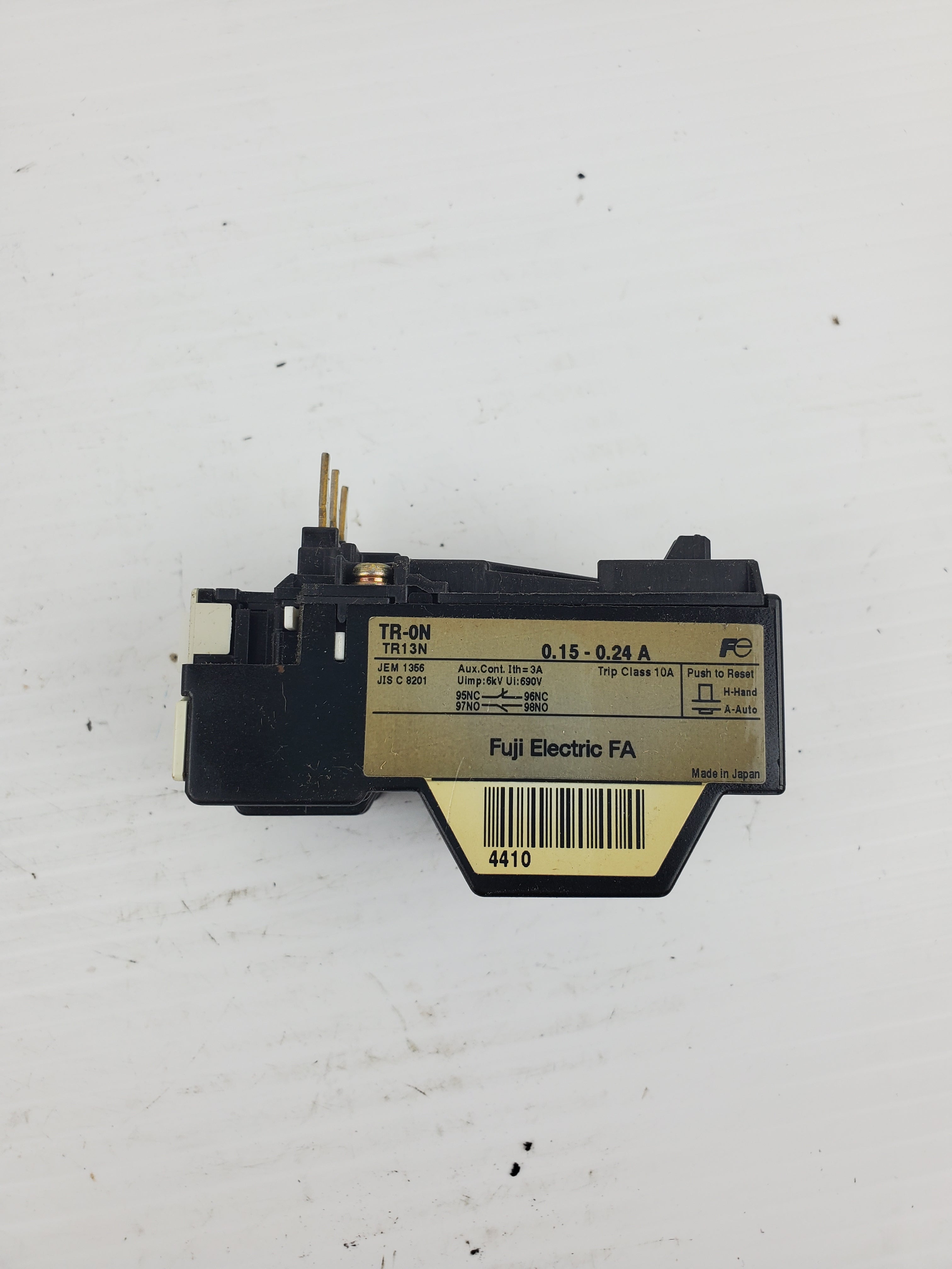 Fuji Electric TR13N Overload Relay TR-0N