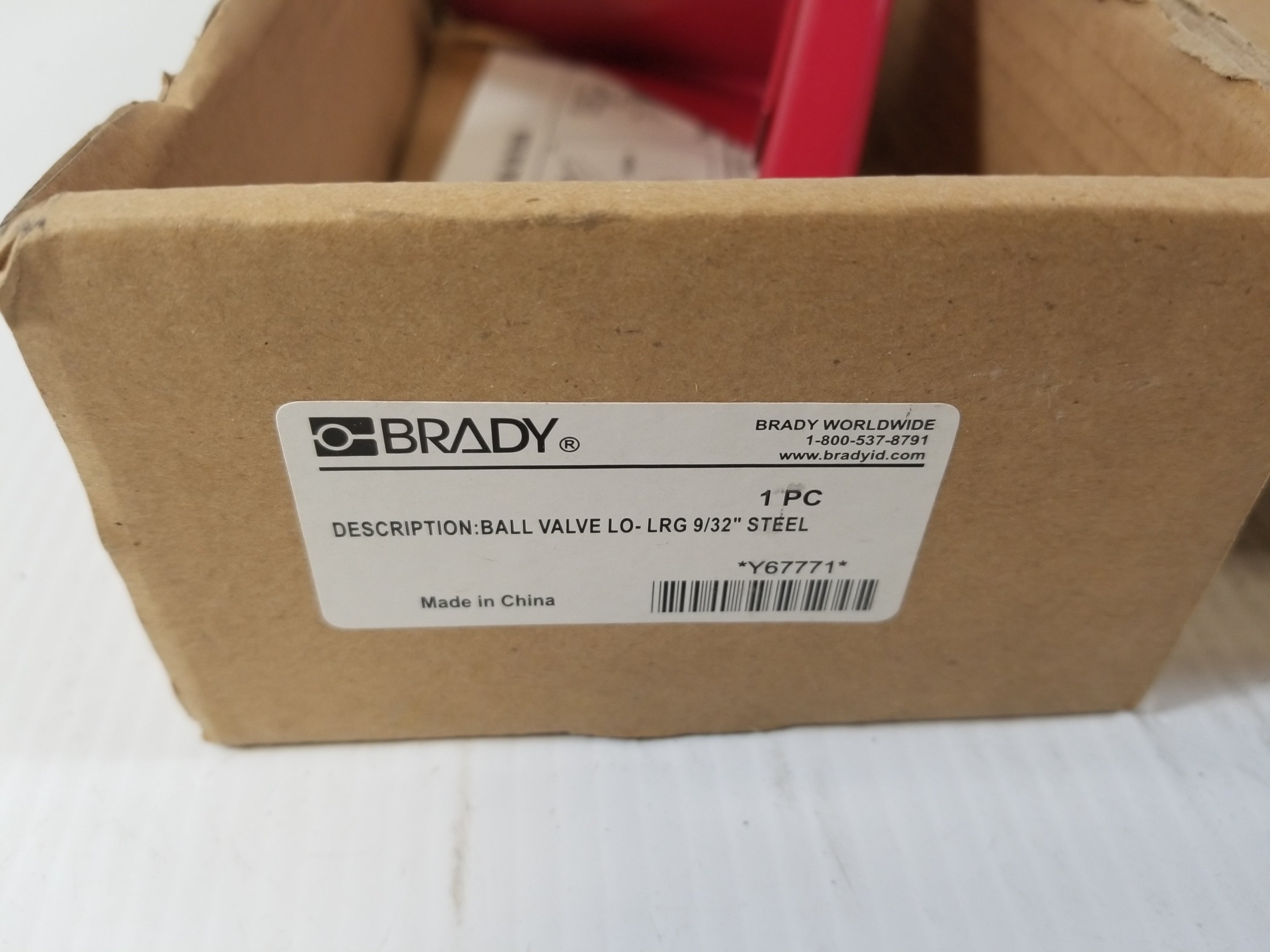 Brady Y67771 Large Ball Valve Lockout