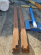 10 Foot x 8" Forklift Fork Extensions - Truck Extenders - Set of 2 - 121" Long