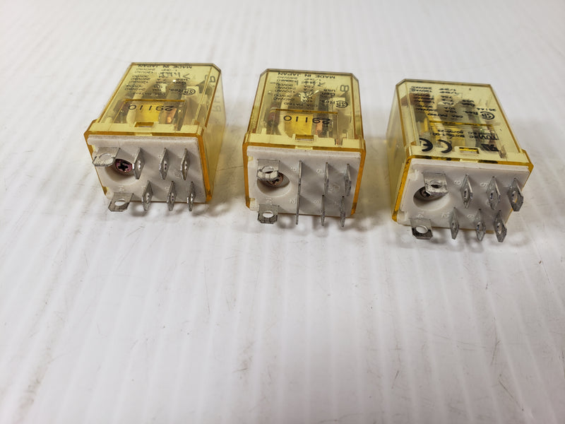 Idec Relay 8 Pin RH2BUL ( lot of 3)