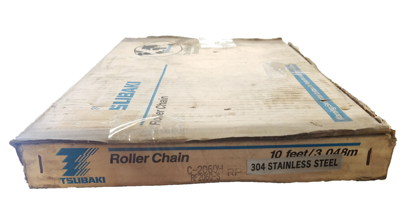 Tsubaki 10 Feet Roller Chain C2060H/RF2060S 304 Stainless Steel