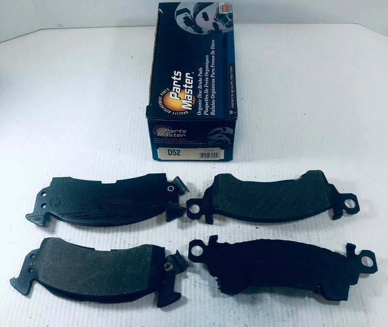 Parts Master Organic Disc Brake Pads D52