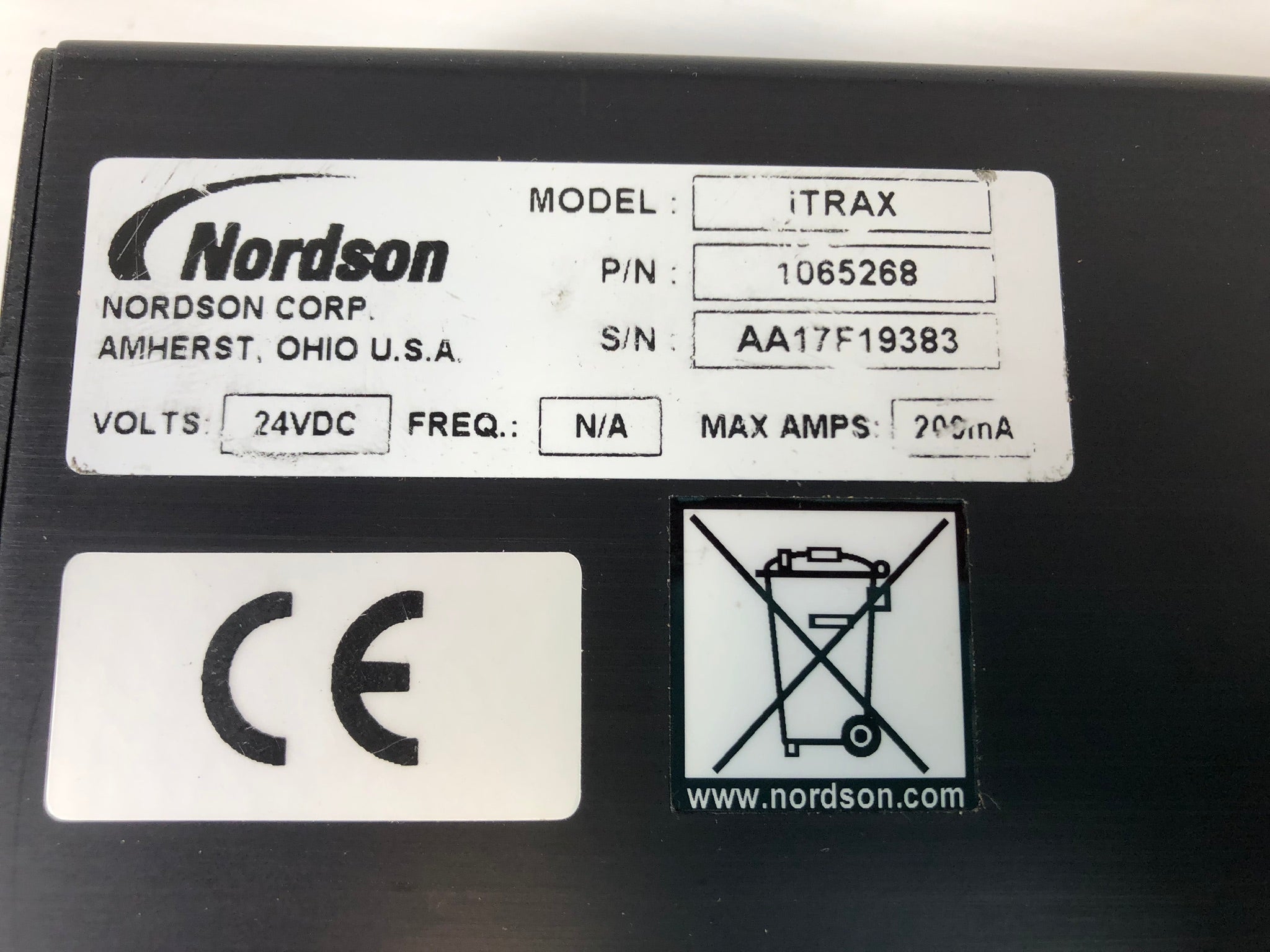 Nordson iTRAX CanWorks Spray Monitor 1065268 24VDC