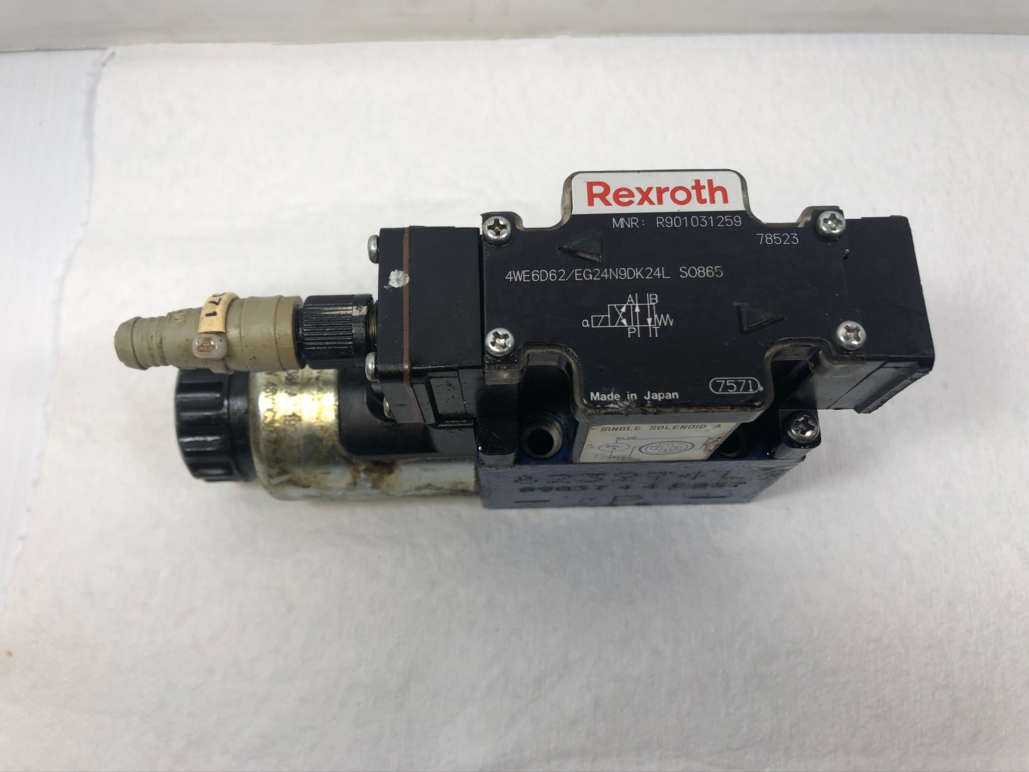 Rexroth 4WE6D62-EG24N9DK24L SO865 Hydraulic Solenoid Valve