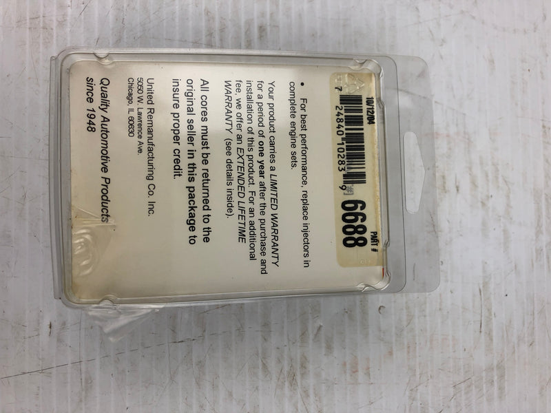 United Remanufacturing Co. Uremco 6688 Fuel Injector