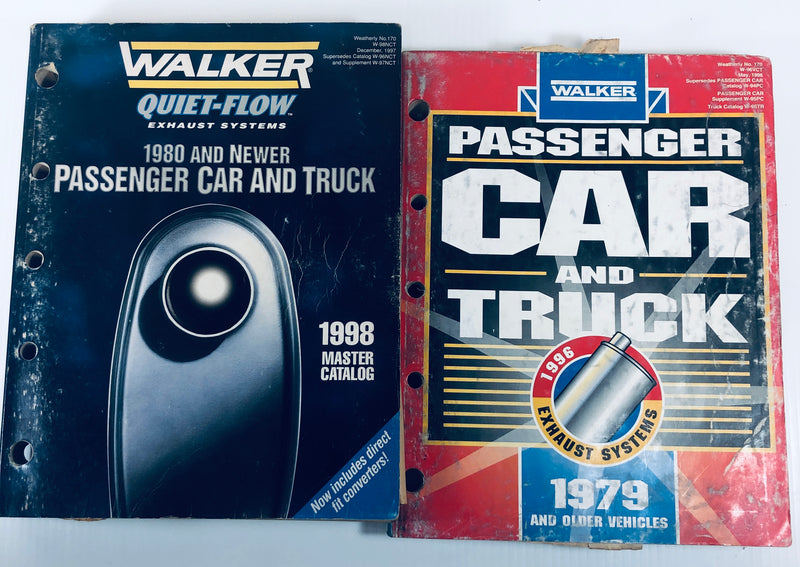 Walker Quiet Flow Exhaust Systems Passenger Car & Truck Master Catalogs Lot of 2
