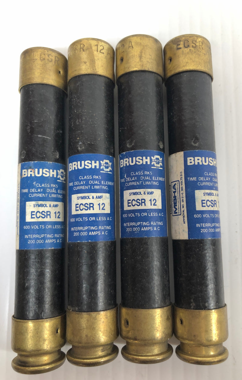 Brush Fuse ECSR12 (Lot of 4)