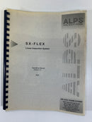 ALPS SX-FLEX Linear Inspection System Operating Manual