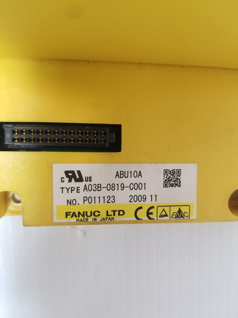 Fanuc A03B-0819-C001 PLC 10 Slot Base with Modules