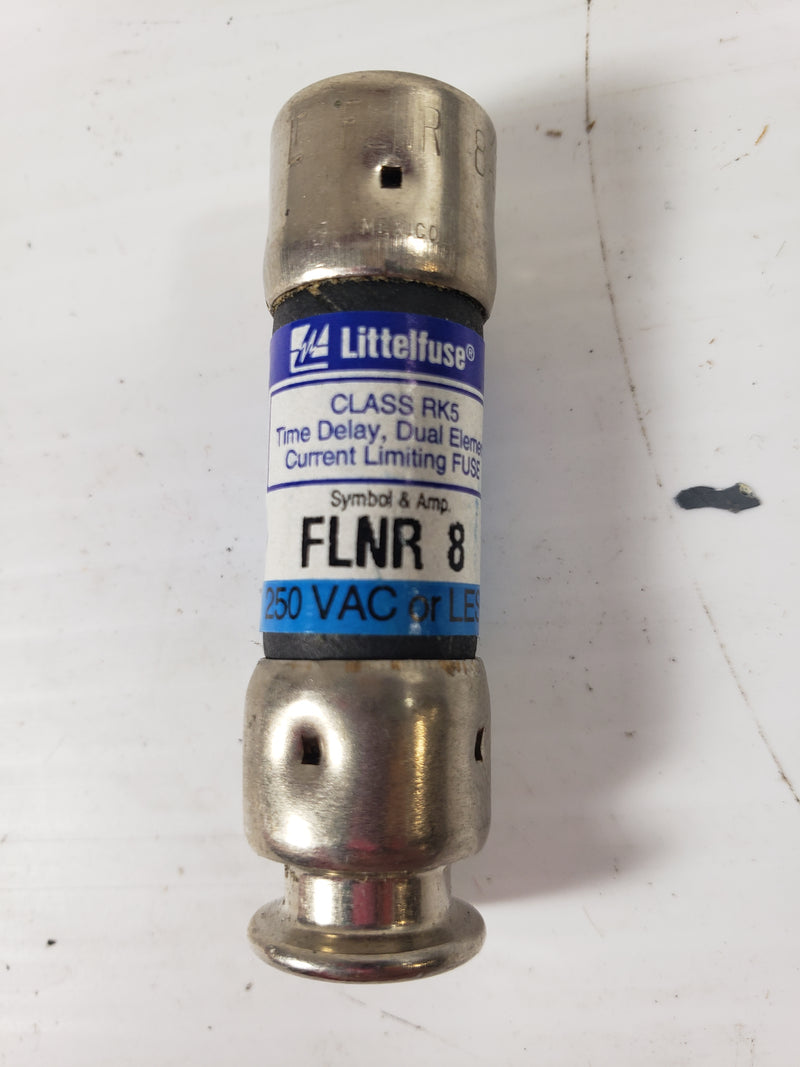 Littlefuse FLNR 8 Fuse Class RK5 Time Delay Dual Element 250 VAC or less