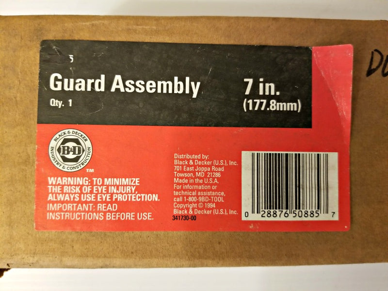 Black and Decker 50885 Guard Assembly 7 in. (Dewalt DW4707)