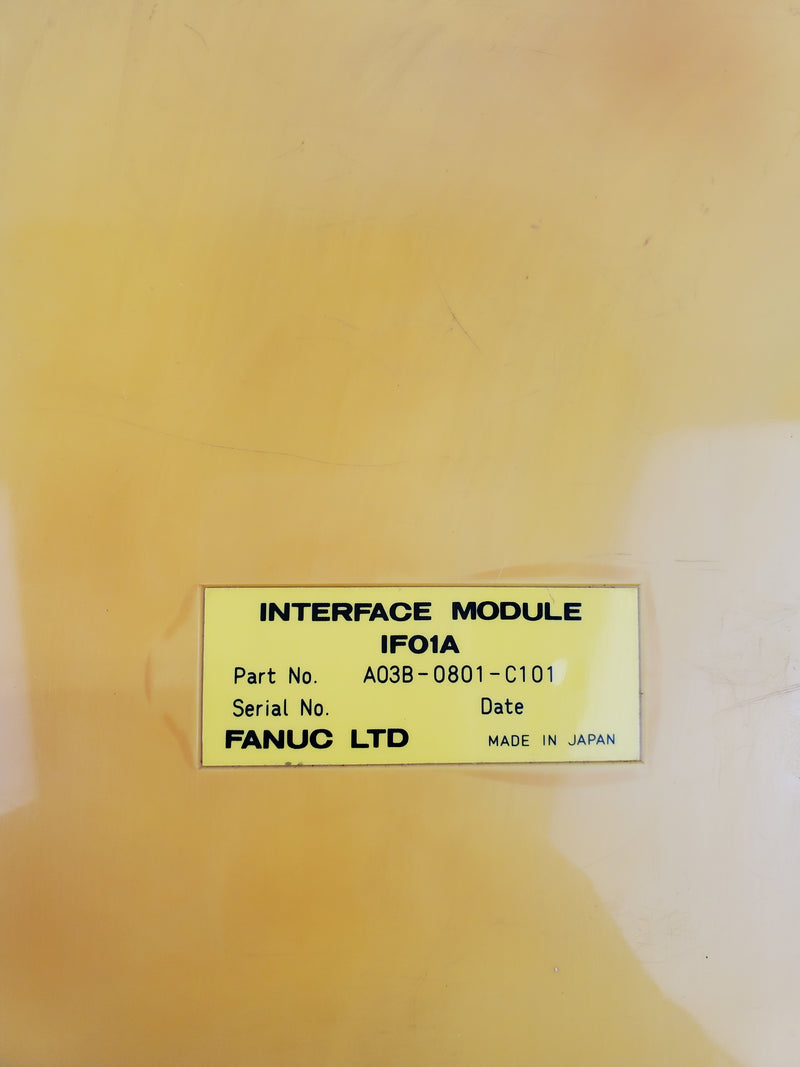 Fanuc A03B-0801-C101 Interface Module IF01A