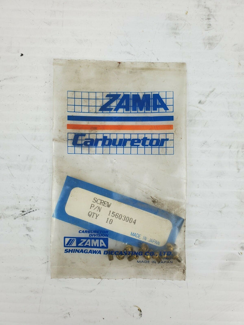 Zama Carburetor 15603004 Screw Quantity 10