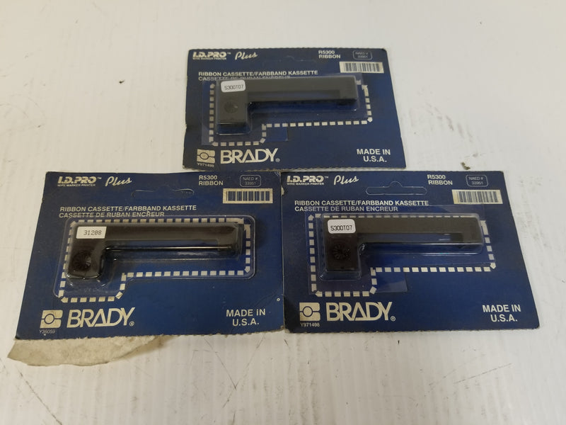 Brady R5300 Ribbon Cassette (Lot of 3)