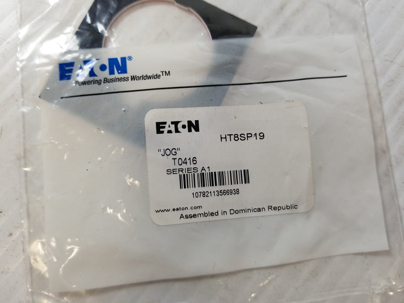 Eaton HT8SP19 Pushbutton Accessory Label Jog