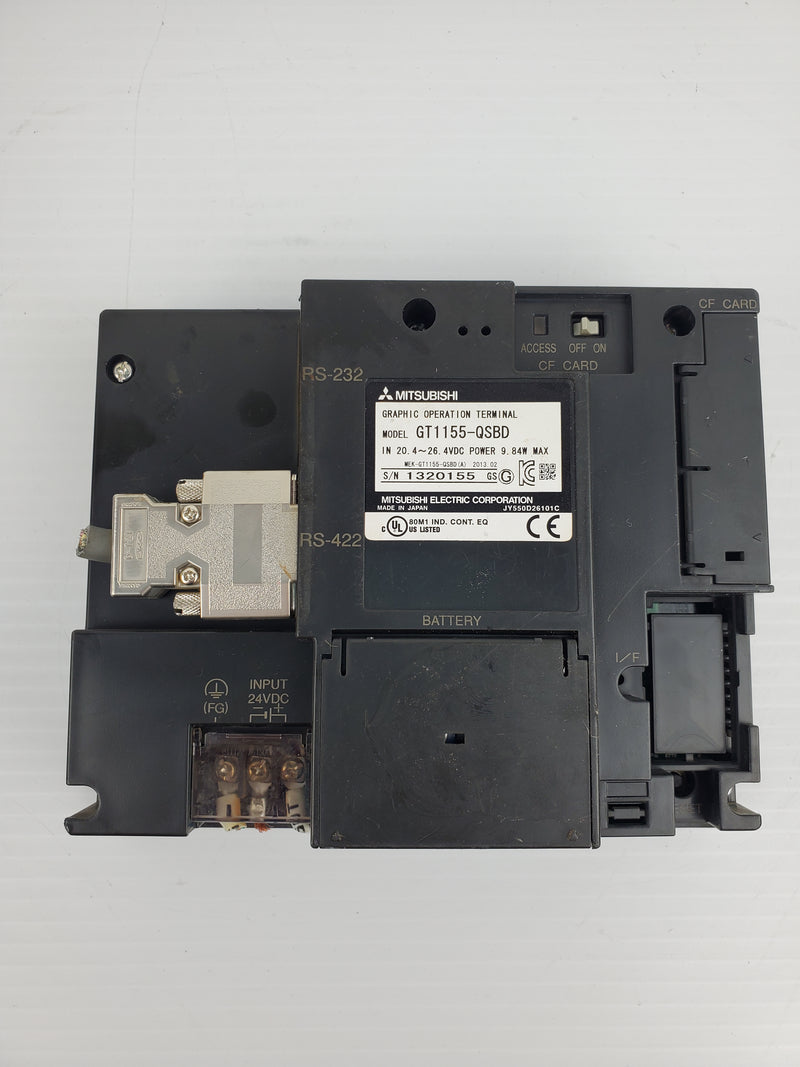 Mitsubishi GT1155-QSBD Graphic Operational Terminal 4VDC 9.84 W Max