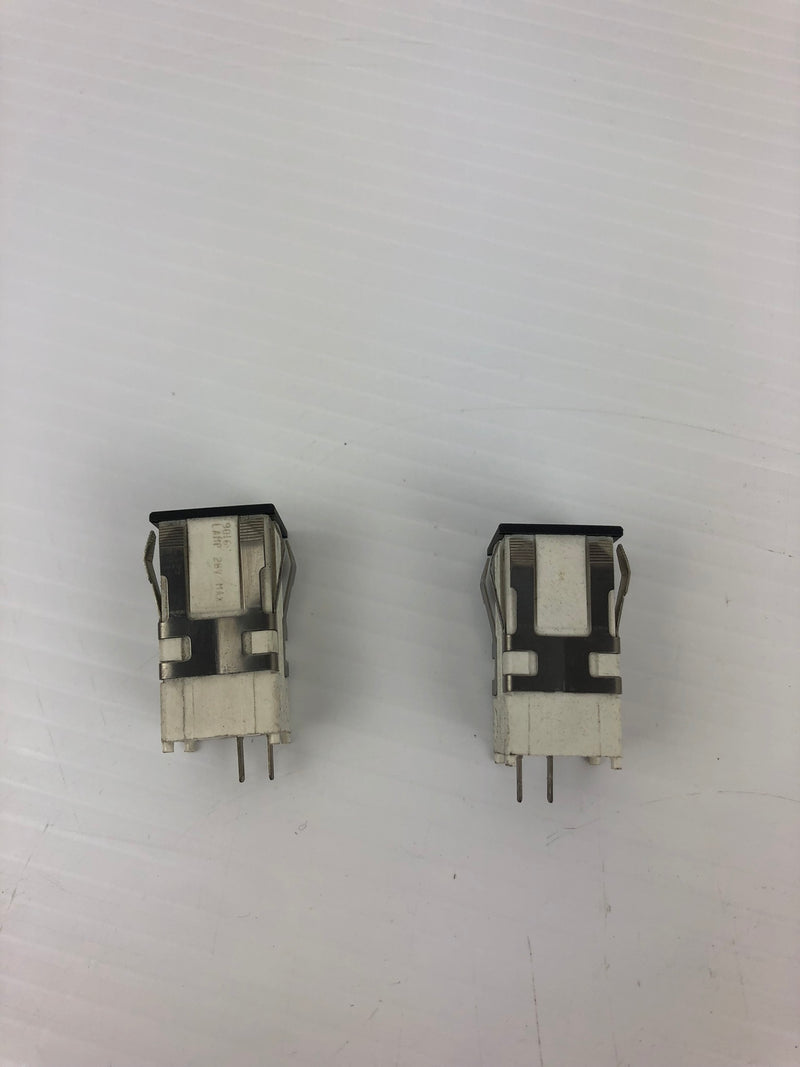 Micro Switch 9016 AML 41 Series Lamp 28V (Lot of 2)