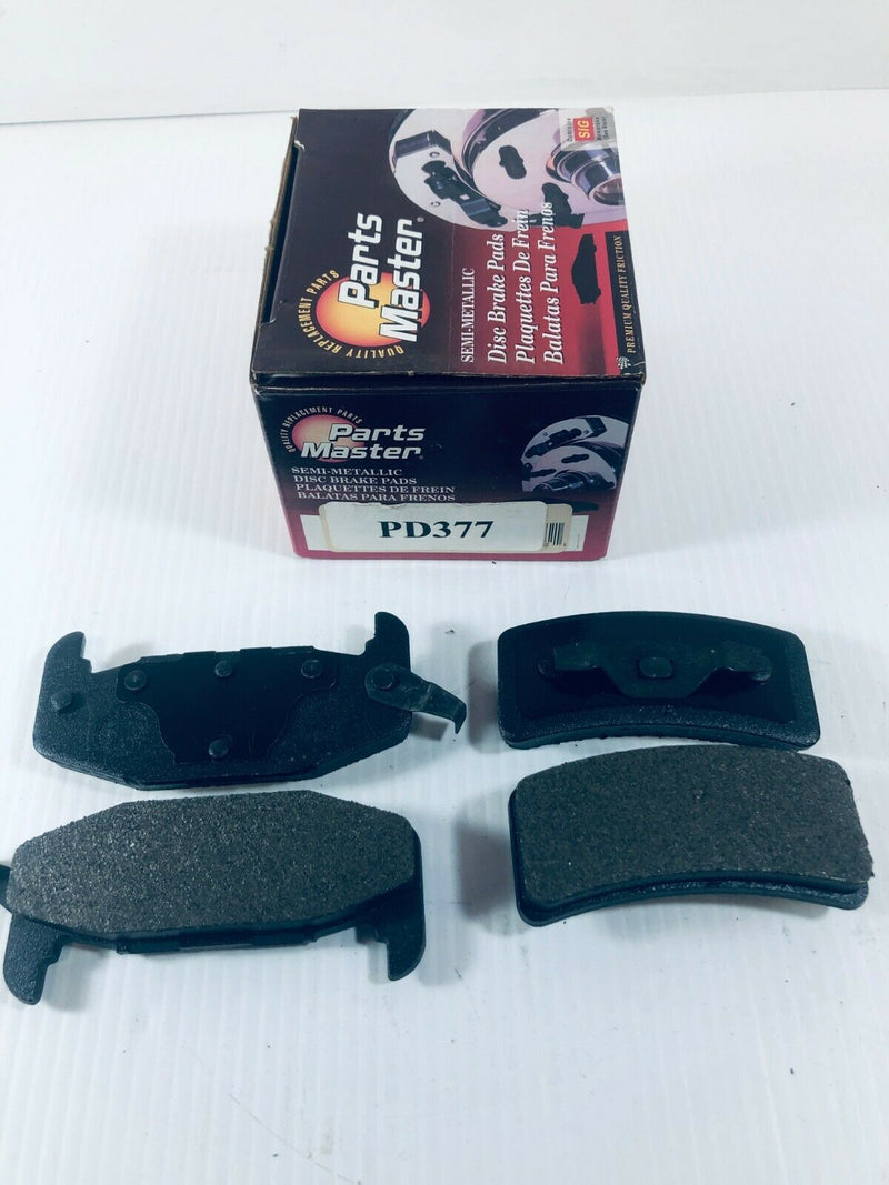 Parts Master Semi-Metallic Disc Brake Pads MD377 PD377