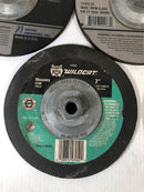 7 1/4" Grinding Wheel Lot Walter C-24 Wildcat C24R Sait A46N-BF