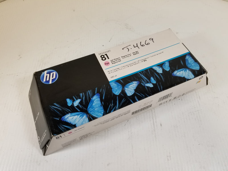 HP C4935A Light Magenta Ink Cartridge Designjet 81 EXPIRED MARCH 15