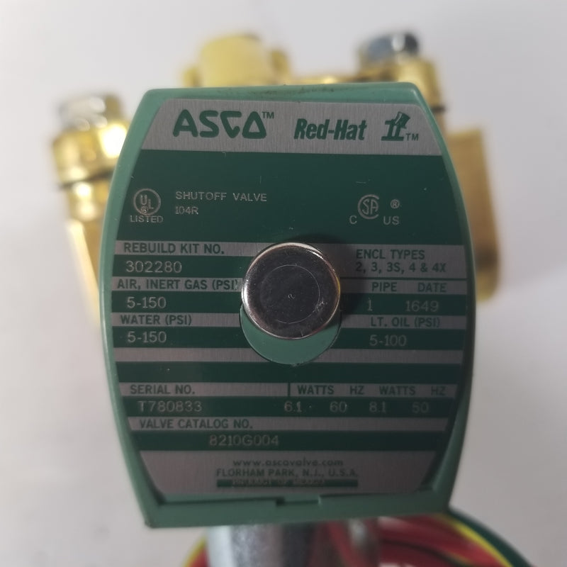 ASCO RedHat 8210G004 Solenoid Valve