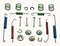 Carlson Drum Brake Hardware Kit Rear 17333