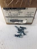 Screw 8-32 x 7/8 ZN Clear CHR 5224307 Box of 1000