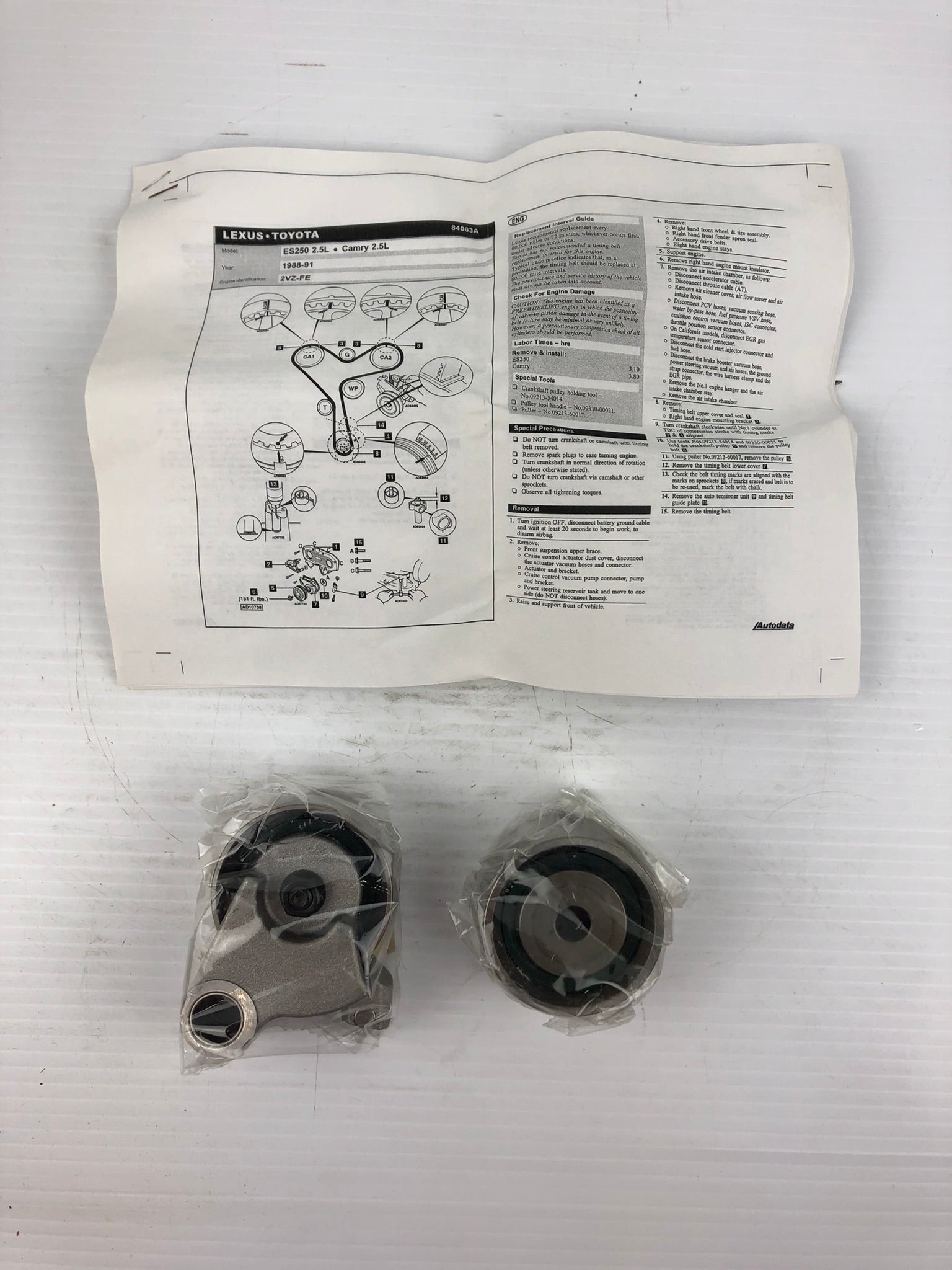 Dayco 84063 Engine Timing Belt Component Kit 85303 85454