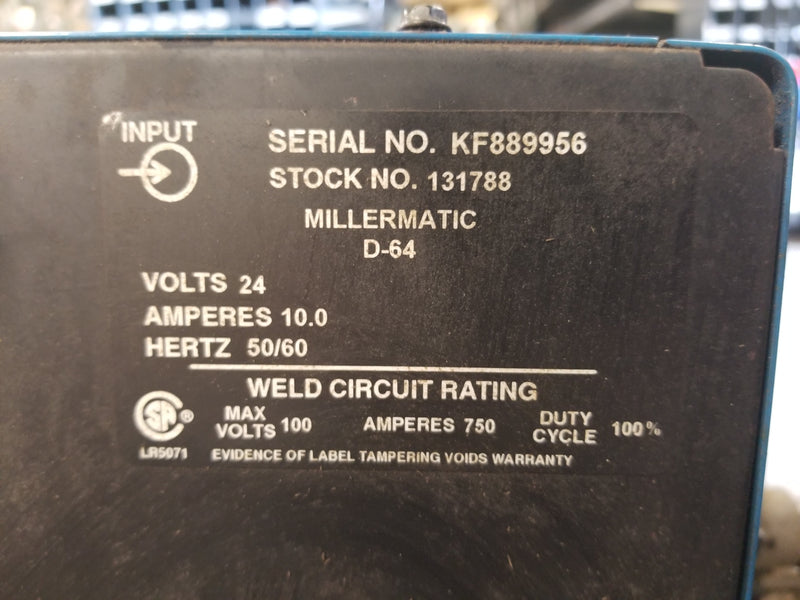 Miller 131788 60 Series 24V Constant Speed Wire Feeder 141604 Control