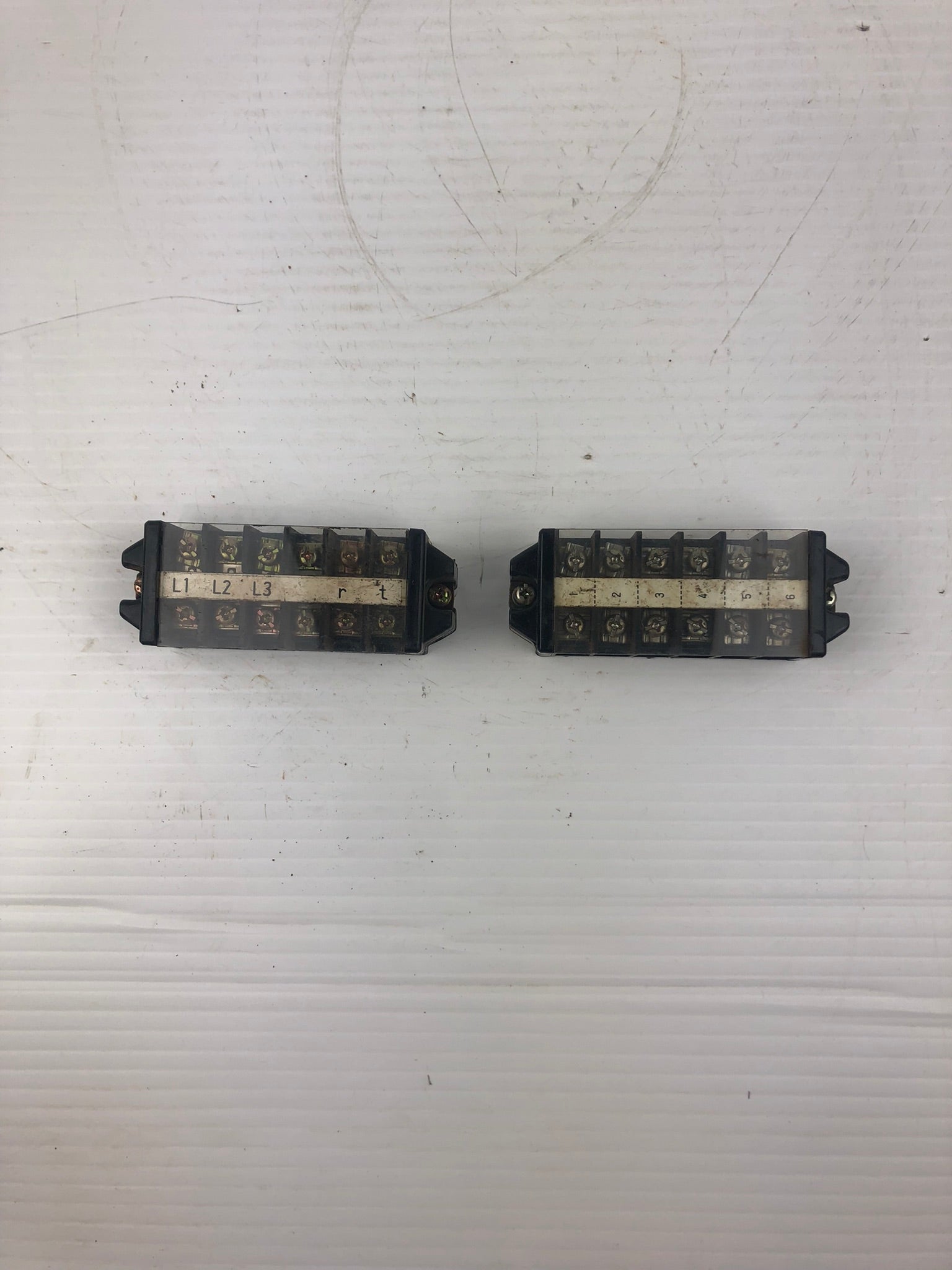 Yoshida Electric JTP30 Terminal Block 30A 6 Pole (Lot of 2)