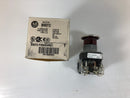 Allen Bradley 800TC-FXQH24RA1 Push Pull Button Illuminated Red 2 Position 24V