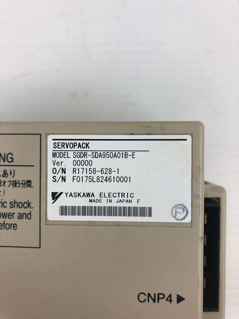 Yaskawa SGDR-SDA950A01B-E Servopack Drive