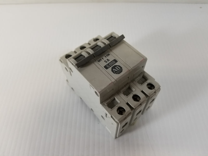 Allen-Bradley 1492-CB3G050 3-Pole 5A Circuit Breaker