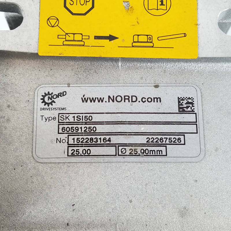 Nord SK1SI50 Gearbox Speed Reducer 25:1 Ratio