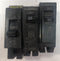 GE and Square D 20 Amp 1 Pole Circuit Breaker Lot of 3