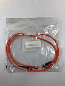 Lot of 3 - Fiber Optic Jumper Cables 810-112-003 ST-ST 62.5 DX 1 Meter