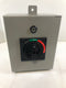 Steel Enclosure Box with Switch Knob 9-3/4" x 7-3/4" x 5" No Key