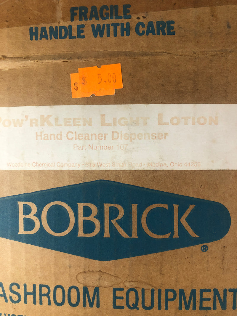 Bobrick Pow'rKleen Light Lotion Hand Cleaner Dispenser 107