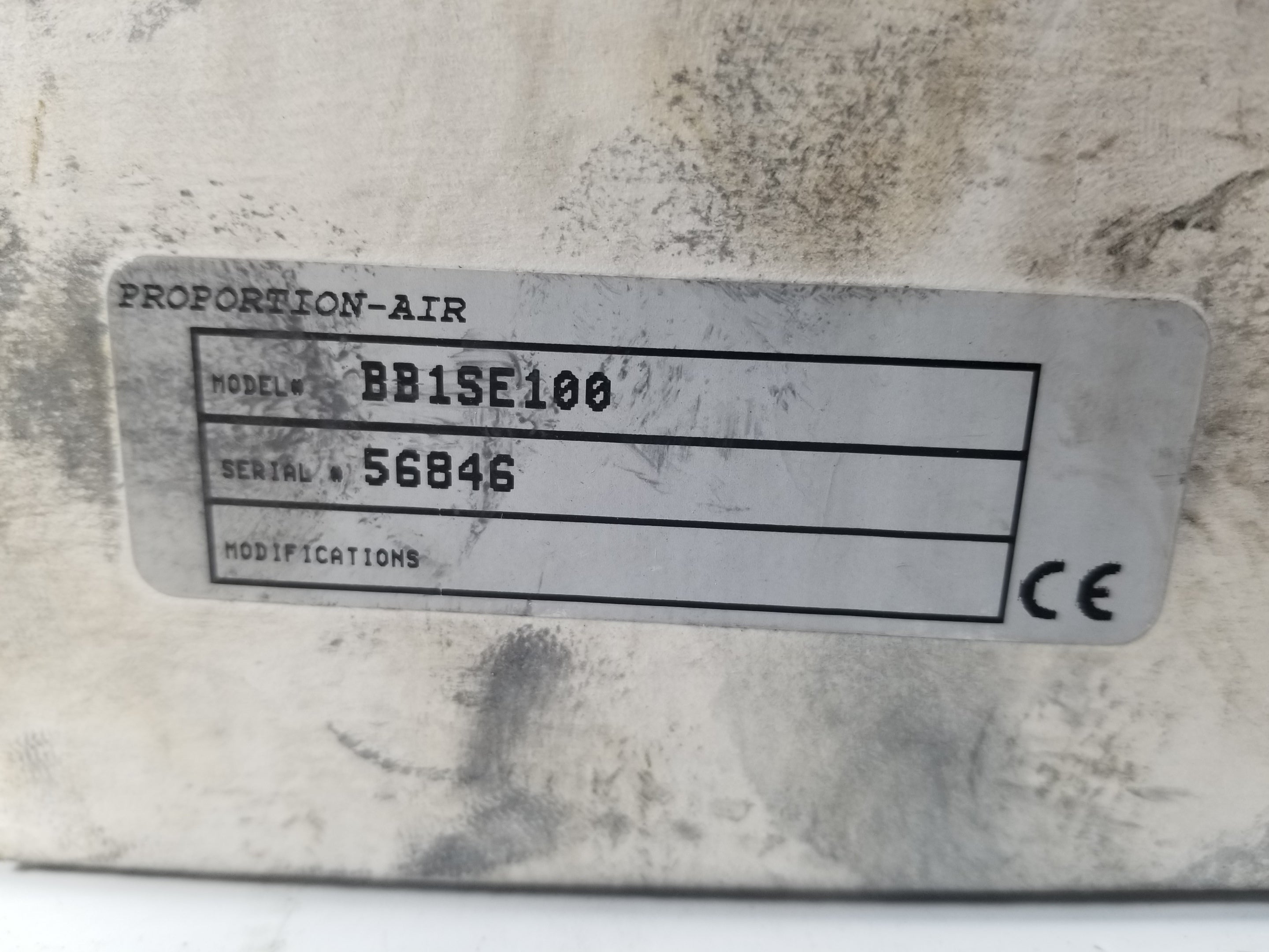 Proportion Air BB1SE100 Pressure Monitor