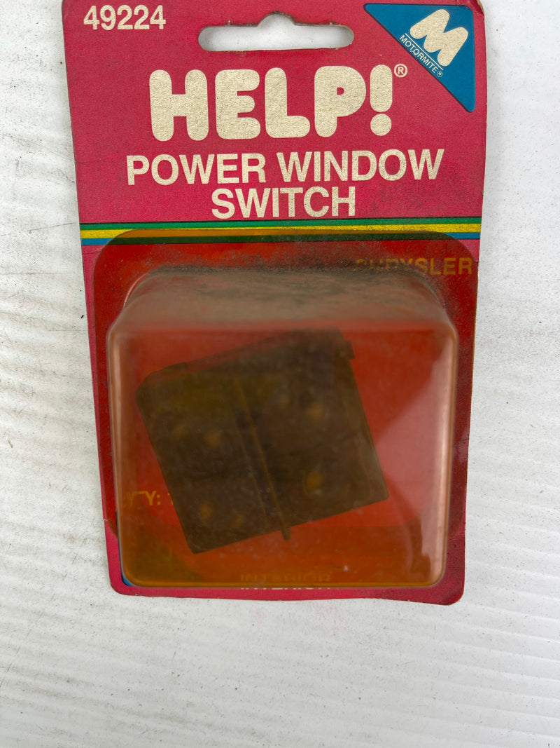 Help! Motormite Power Window Switch 49224 Chrysler Dodge Plymouth MiniVan '92-93