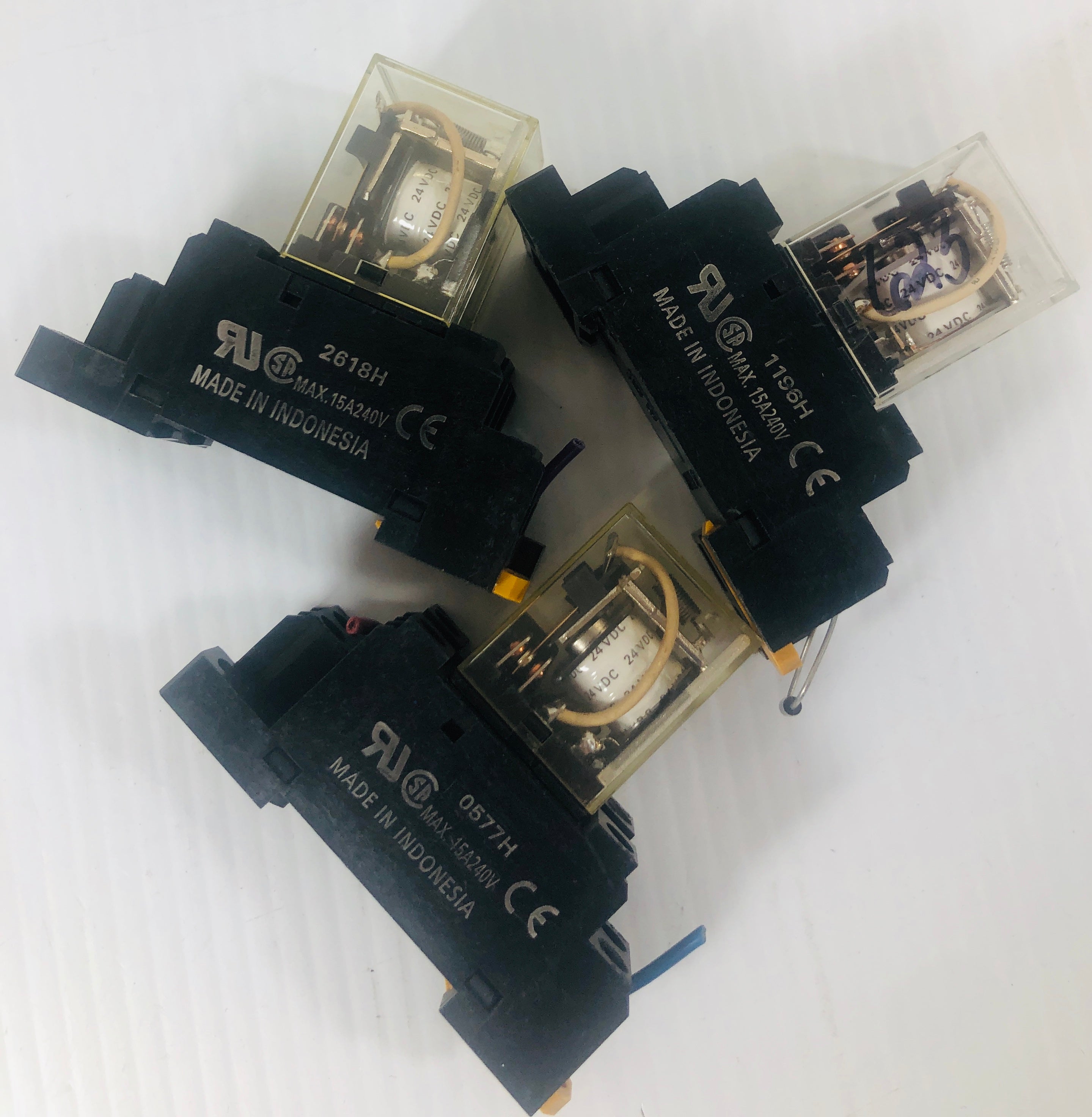 Omron Relay LY2 With Base - Lot of 3