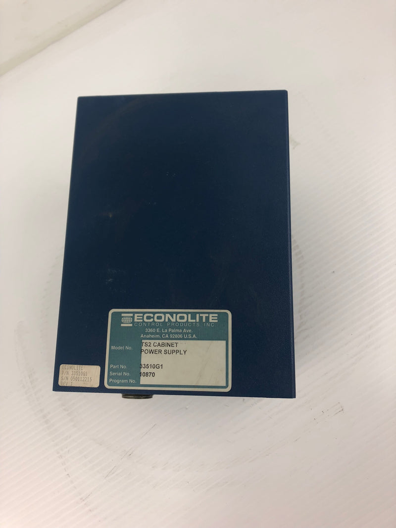 Econolite 33510G1 TS2 Cabinet Power Supply