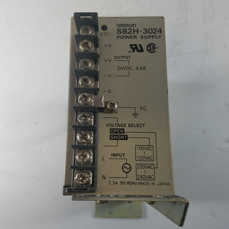 Omron S82H-3024 Switching Power Supply 24VDC 4.6A