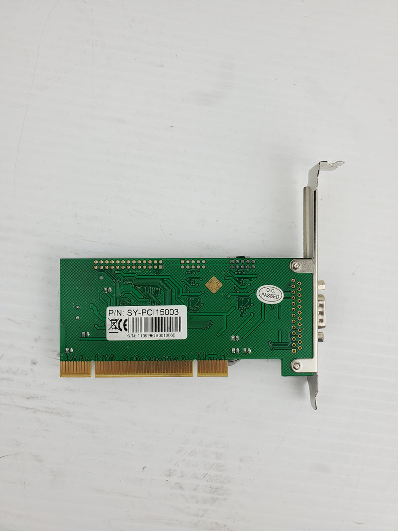 Syba SY-PCI15003 Controller Card PCI Multi I/O 1 Port Serial PCI Adapter