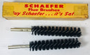 Schaefer Flue Brushes Black 1" Lot of 2