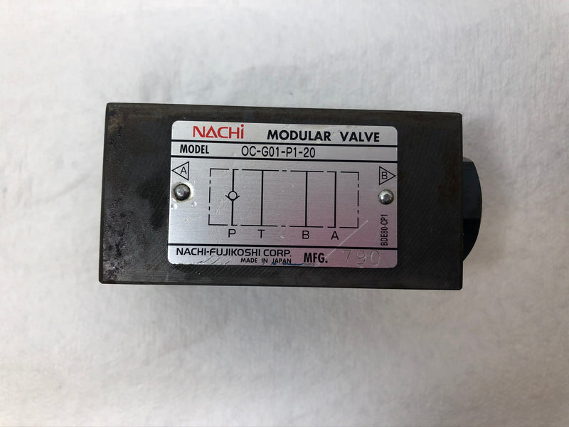 Nachi OC-G01-P1-20 Modular Valve