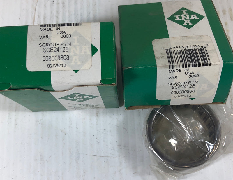 INA Roller Bearing SCE2412E (Lot of 2)